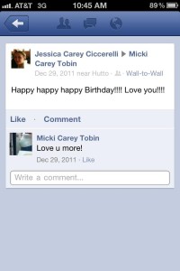 Micki Tobin:Jessica Carey