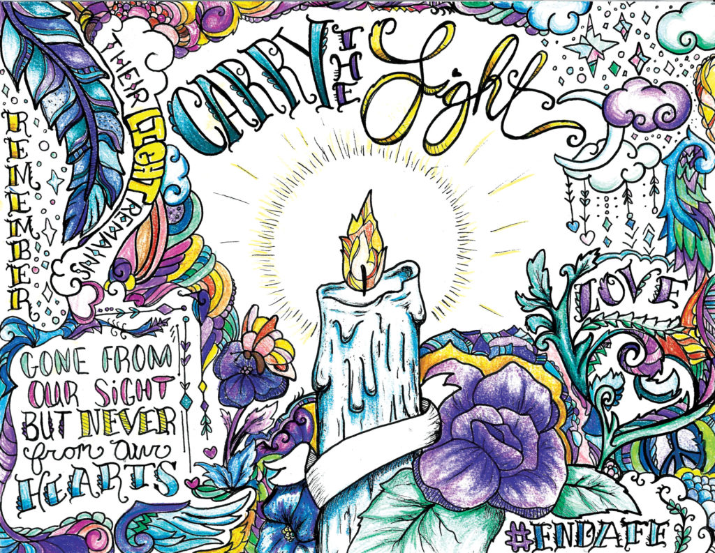 Carry the Light Coloring Page