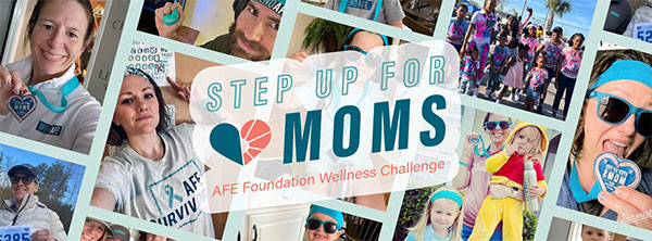 Step Up for Moms banner graphic