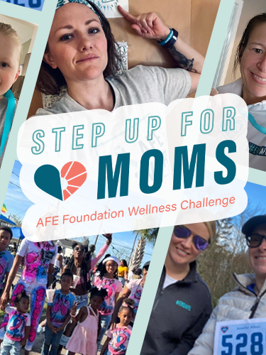 Step Up for Moms graphic