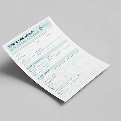 AFE Survivor Clinical Summary Form